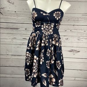 Band of Gypsies Floral Bustier Pocket Dress